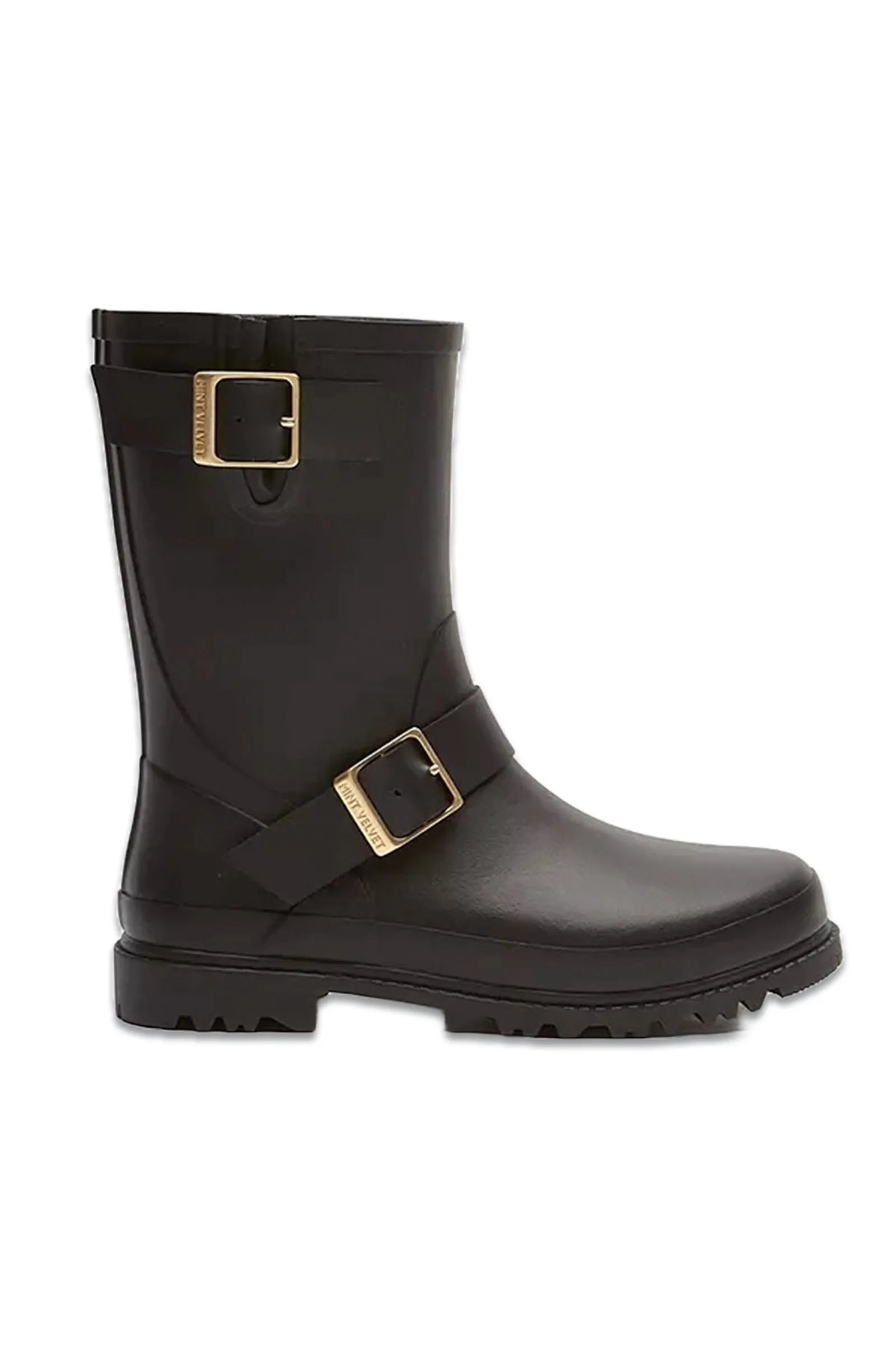 Wynter Short Wellington Boots, Black